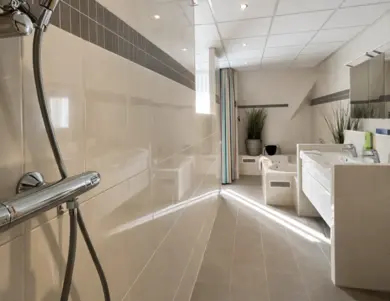 Aansluitend sanitair bij de suite in Hotel de Werelt Garderen