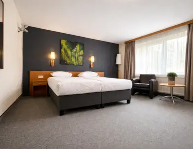 Rolstoeltoegankelijke hotelkamer bij Hotel de Werelt Garderen