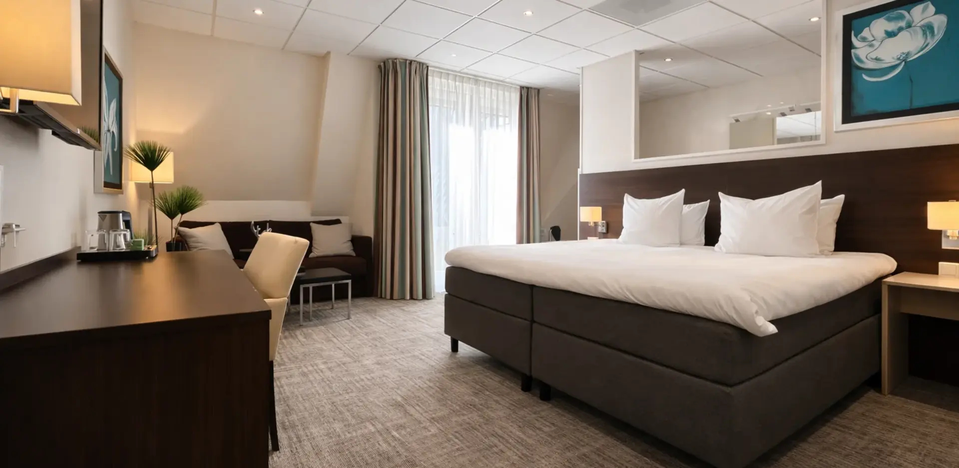Suite van Hotel de Werelt in Garderen